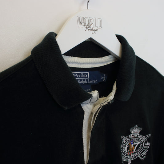 Vintage Polo Ralph Lauren rugby shirt in black. Best fits S