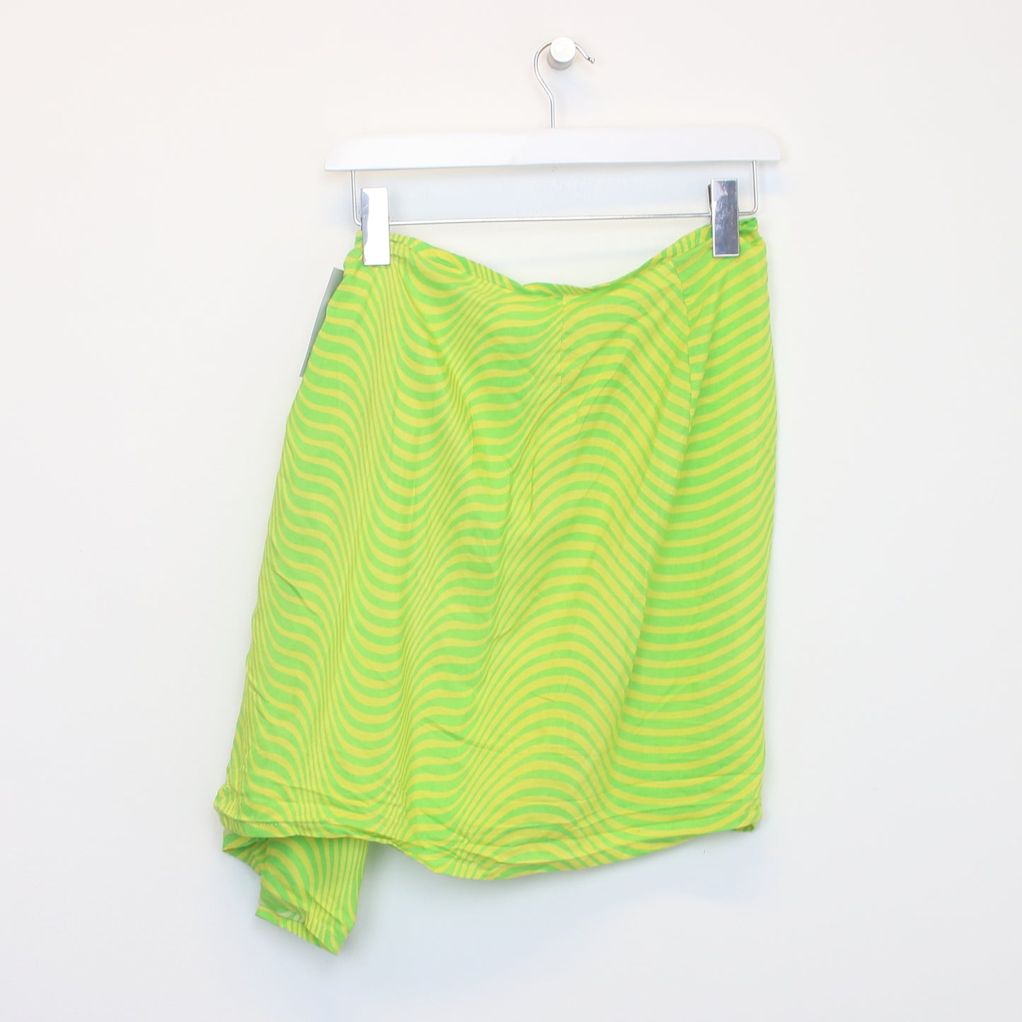 Vintage Pheder wrap skirt in yellow and green. Best fits M