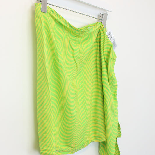 Vintage Pheder wrap skirt in yellow and green. Best fits M