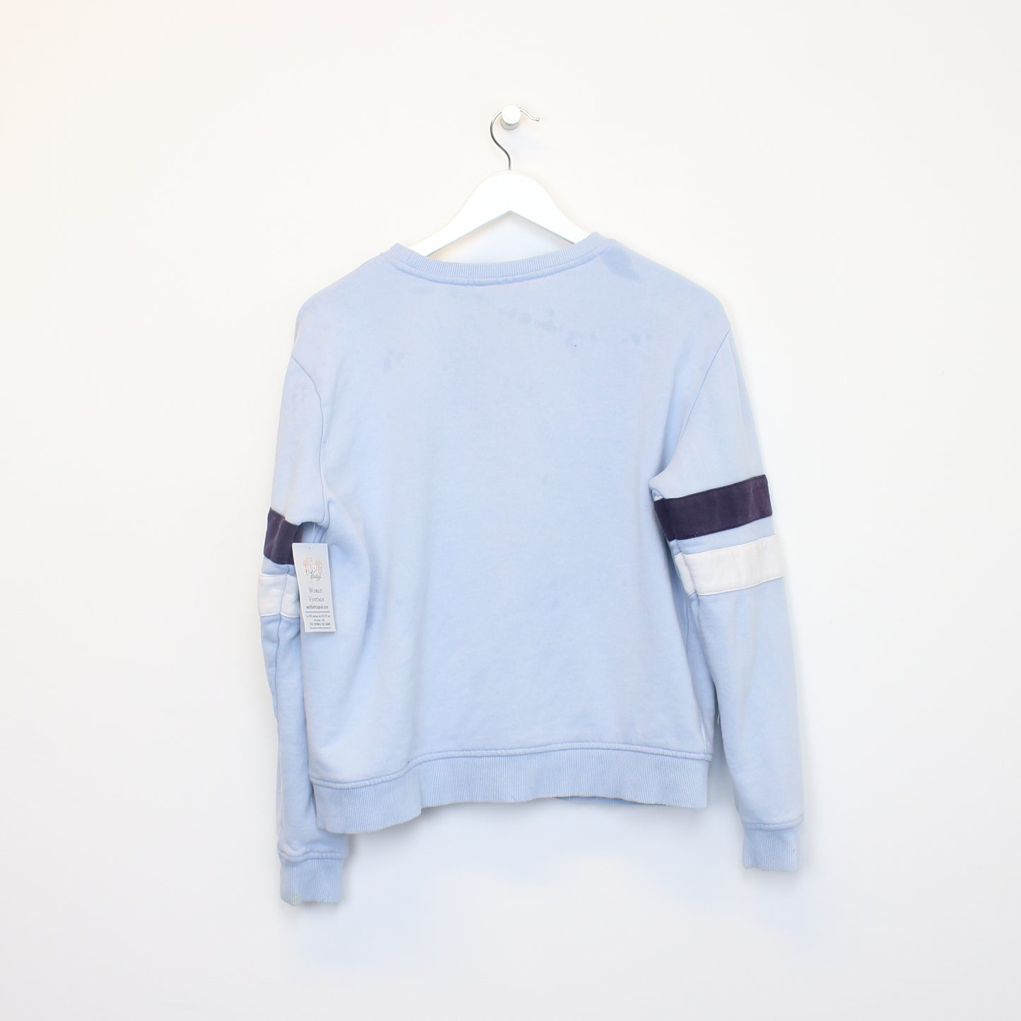 Vintage women's Fila sweatshirt in Blue. Best Fits S