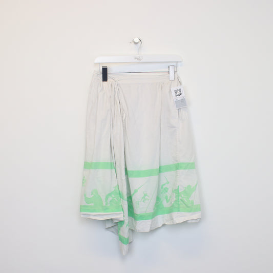 Vintage Garbo wrap skirt in white. Best fits M