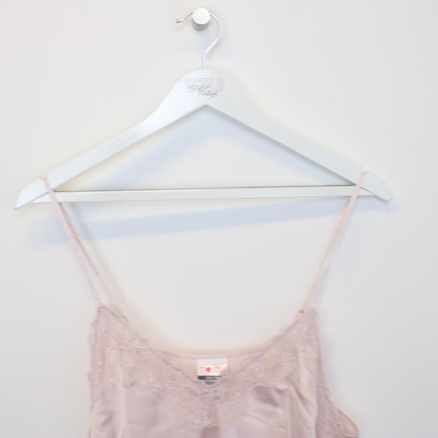 Vintage women's Body cami in Pink. Best fits M