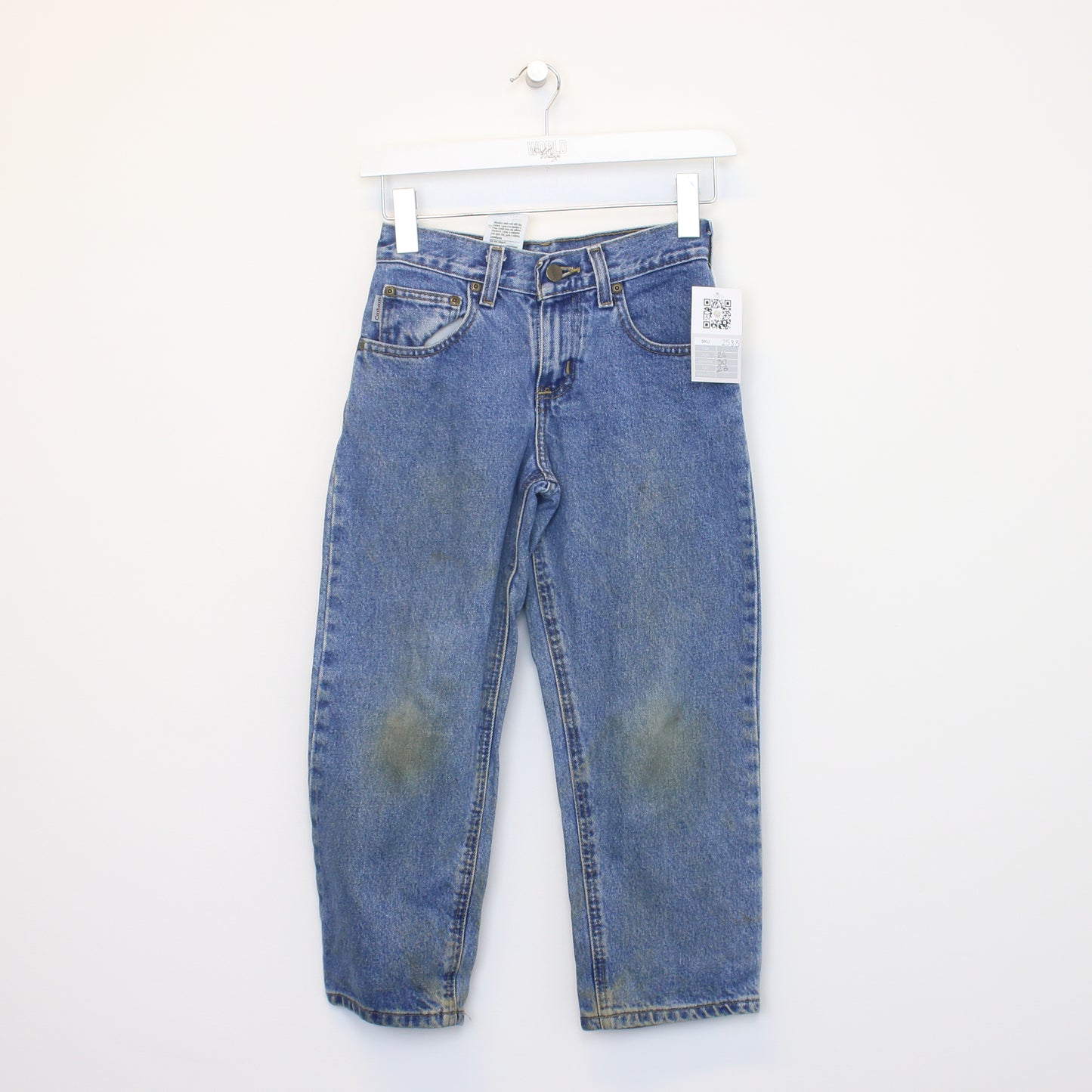 Vintage Child's Wrangler jeans in Blue. Best fits 26W