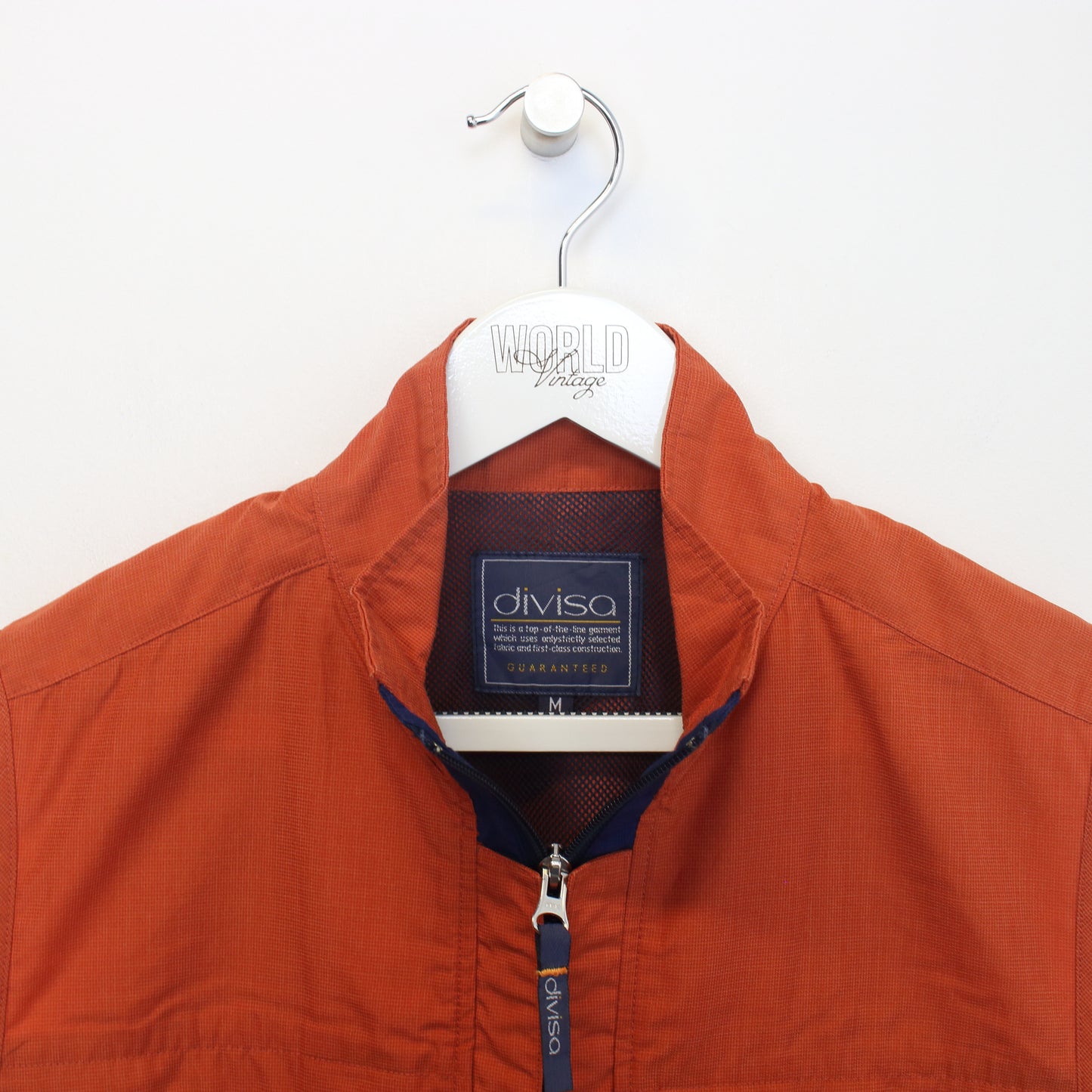 Vintage Divisa vest in Orange. Best fits M