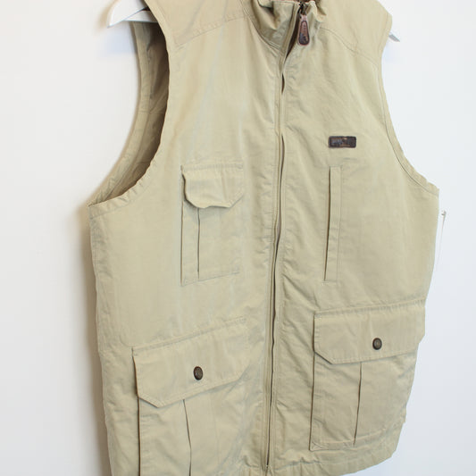 Vintage Macchio vest in Beige. Best fits M