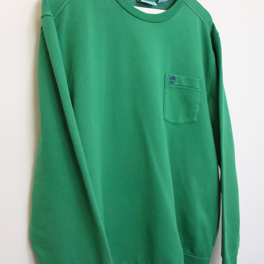 Vintage Timberland sweatshirt in Green. Best fits L