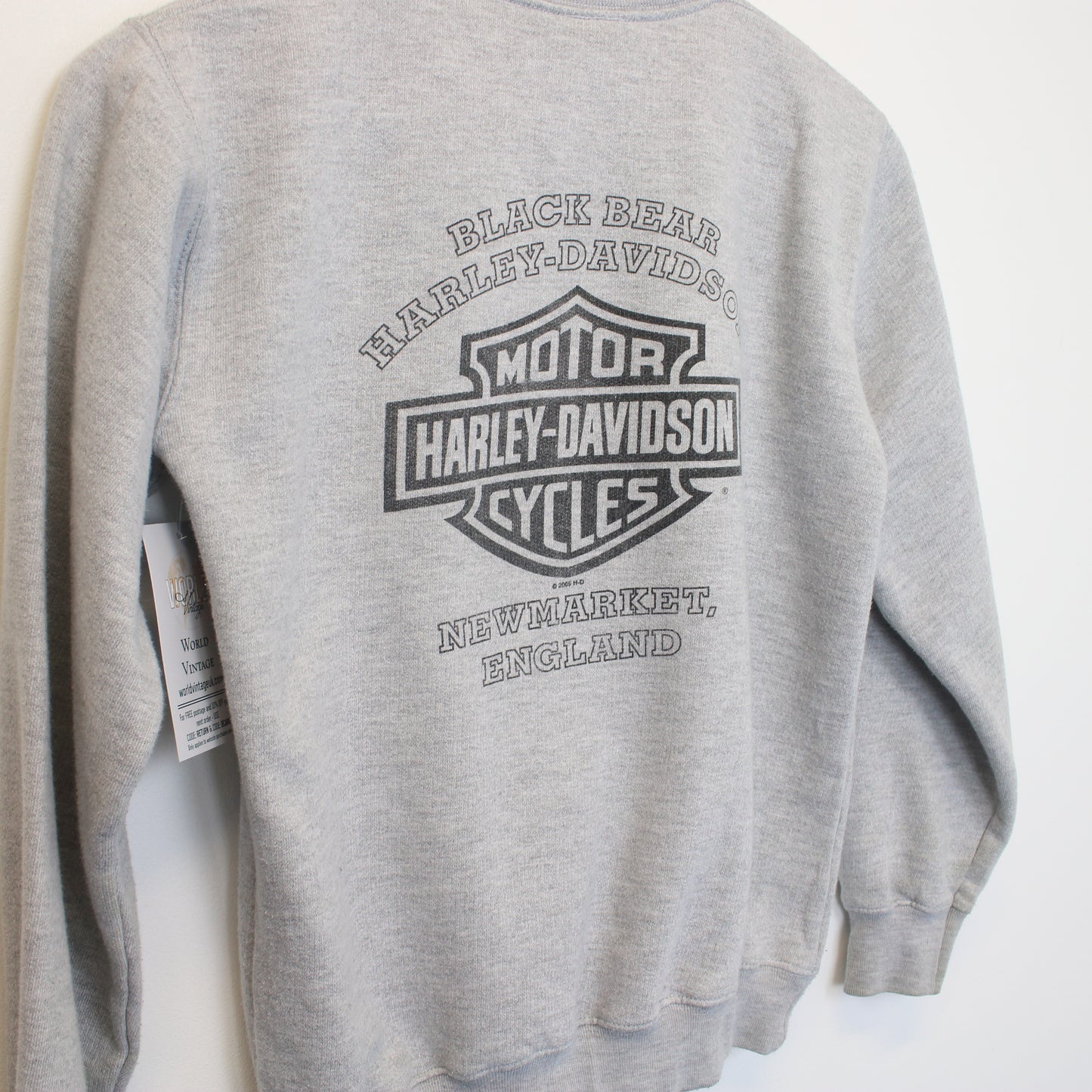 Vintage Harley Davidson sweatshirt in grey. Best fits XXS