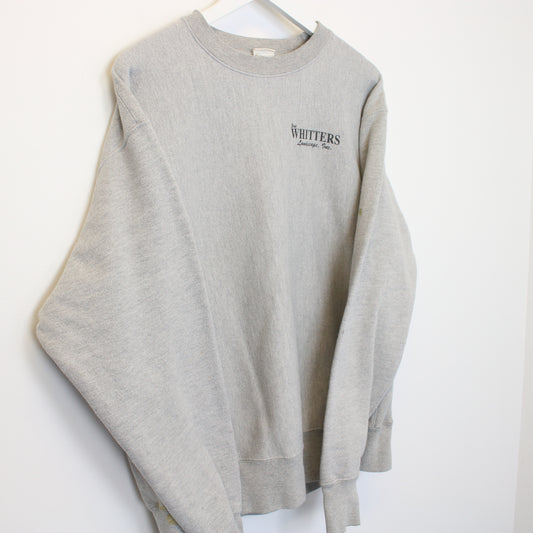 Vintage Champion sweatshirt in Grey. Best fits L