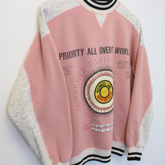 Vintage Unbranded sweatshirt in Pink. Best fits M