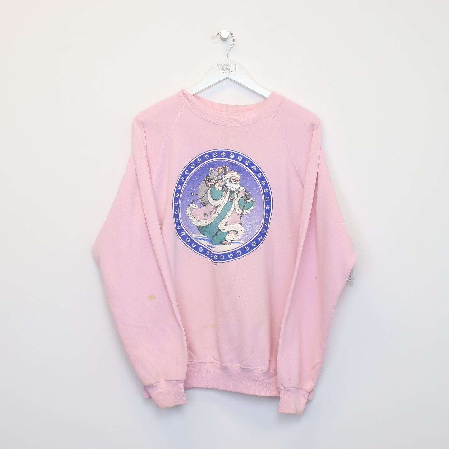 Vintage Unbranded sweatshirt in Pink. Best fits L