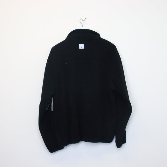 Vintage Nautica quarter zip fleece in black. Best fits L