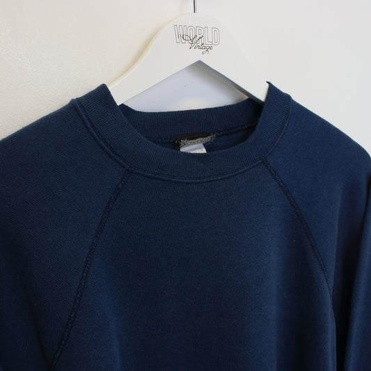 Vintage The Sweatshirt Company sweatshirt in navy. Best fits M