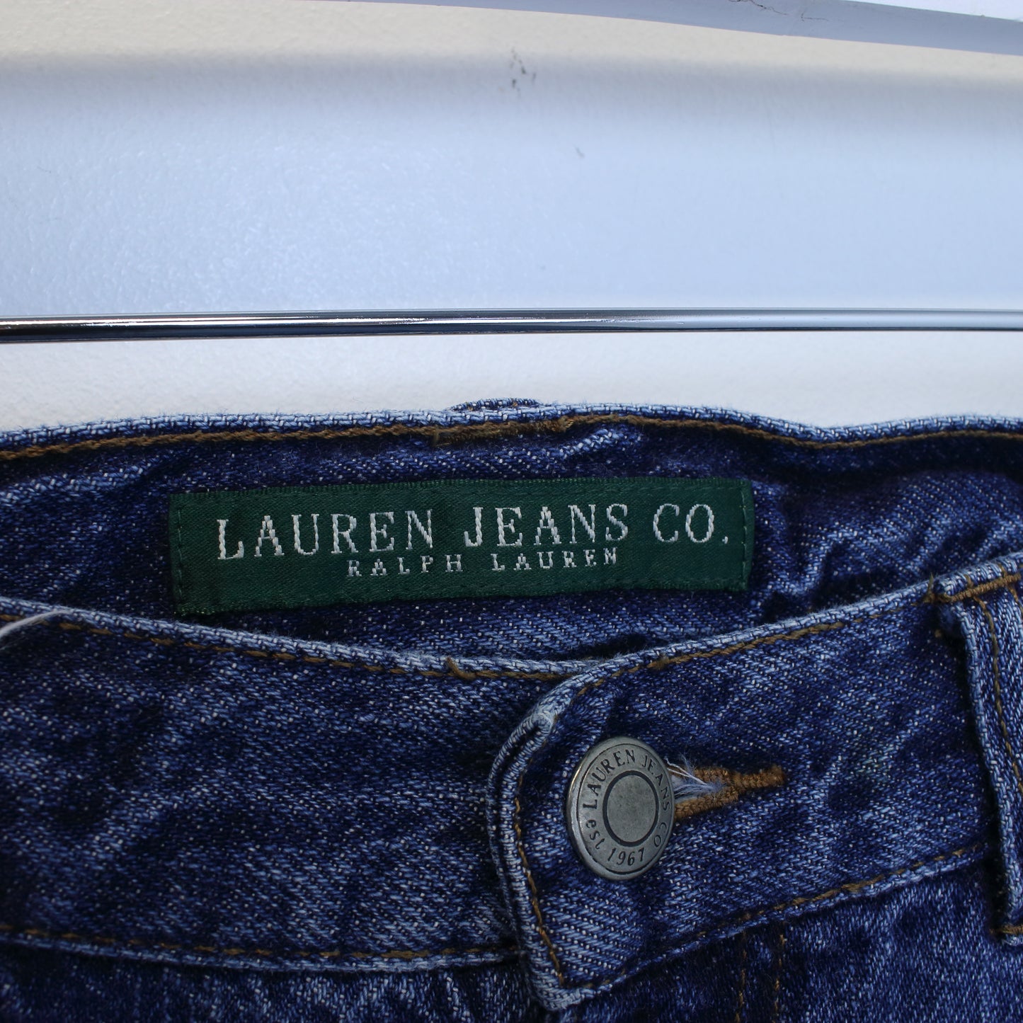 Vintage Ralph Lauren jeans in blue. Best fits W26 L31