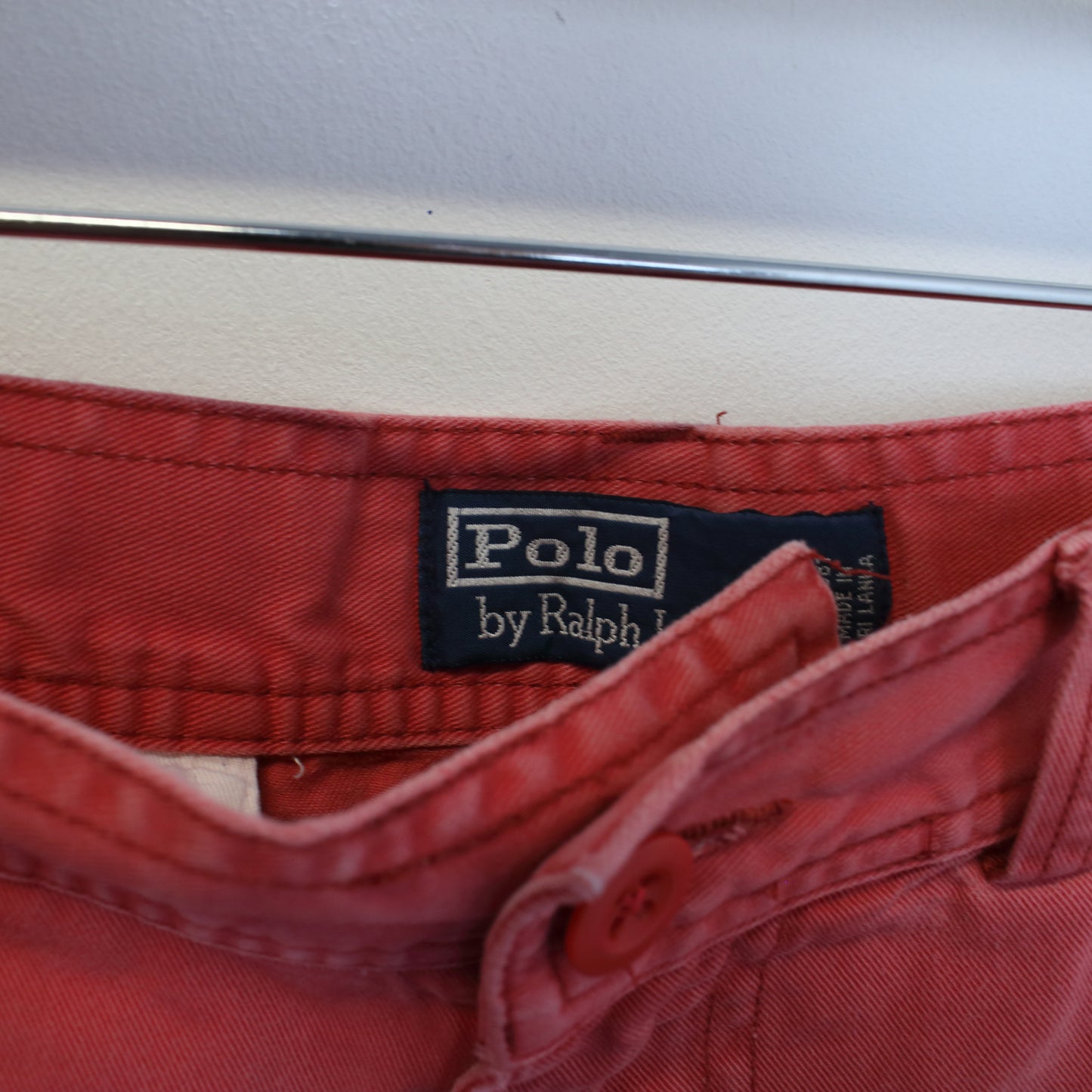 Vintage Polo Ralph Lauren shorts in red. Best fits W35