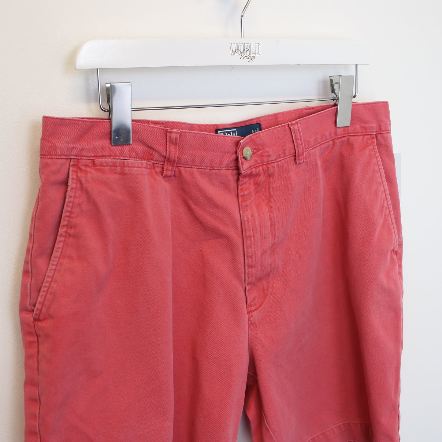 Vintage Polo Ralph Lauren shorts in red. Best fits W35