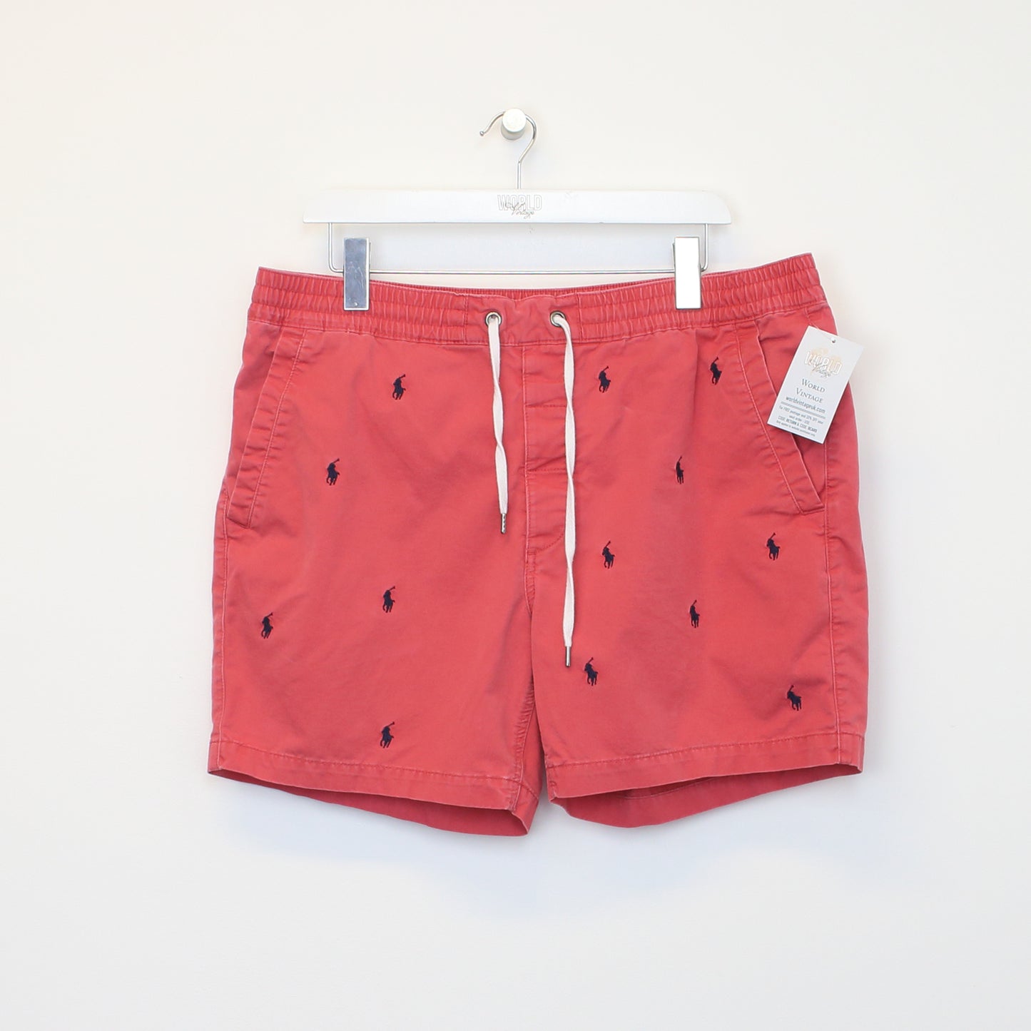 Vintage Polo Ralph Lauren shorts in red. Best fits W38