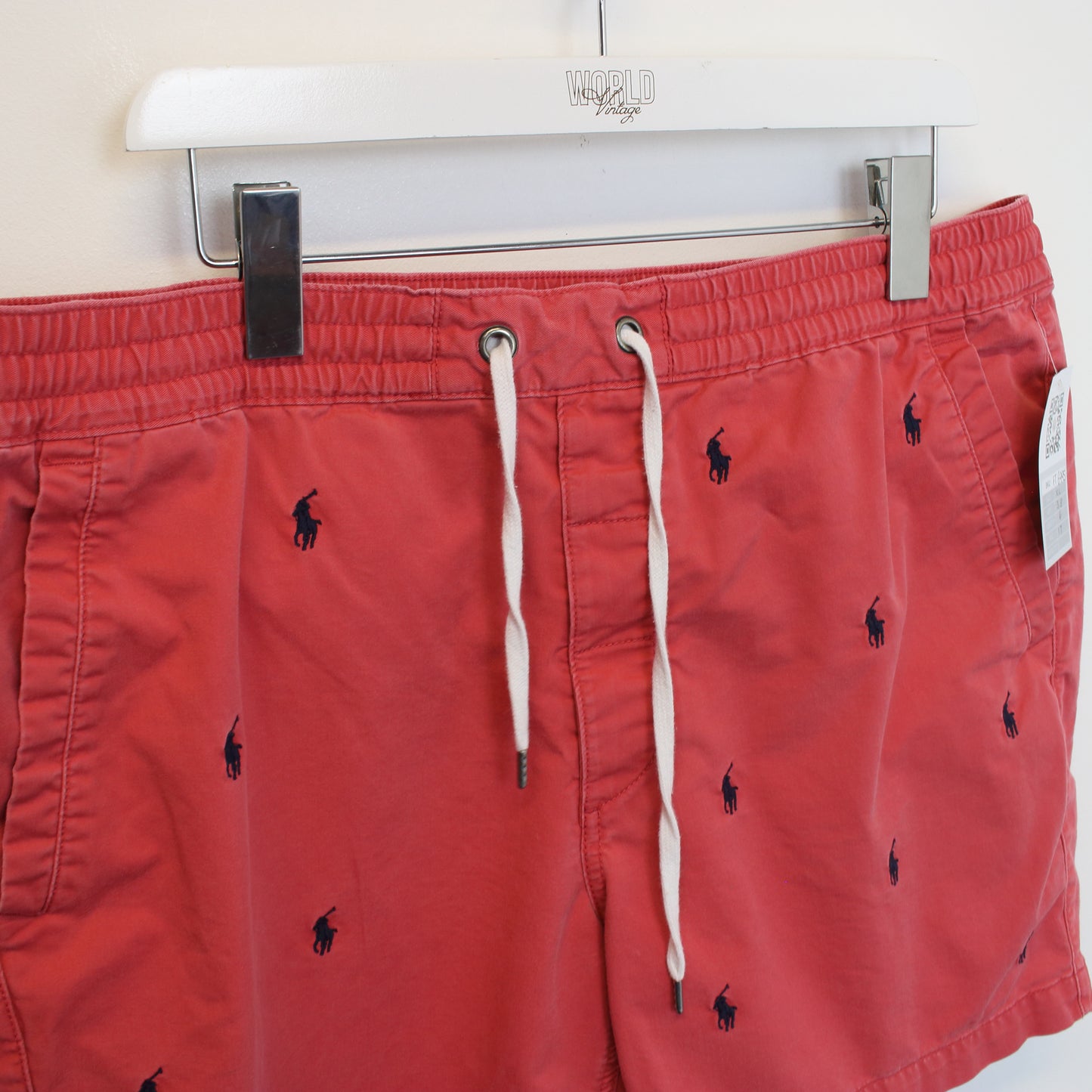 Vintage Polo Ralph Lauren shorts in red. Best fits W38