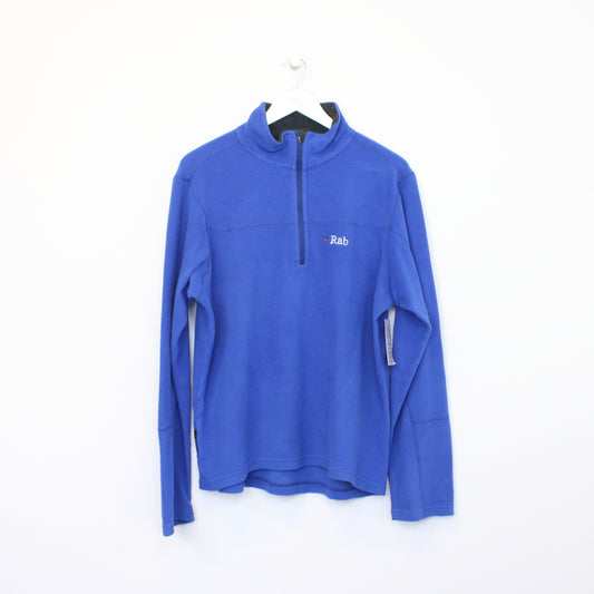 Vintage Rab fleece in blue. Best fits L