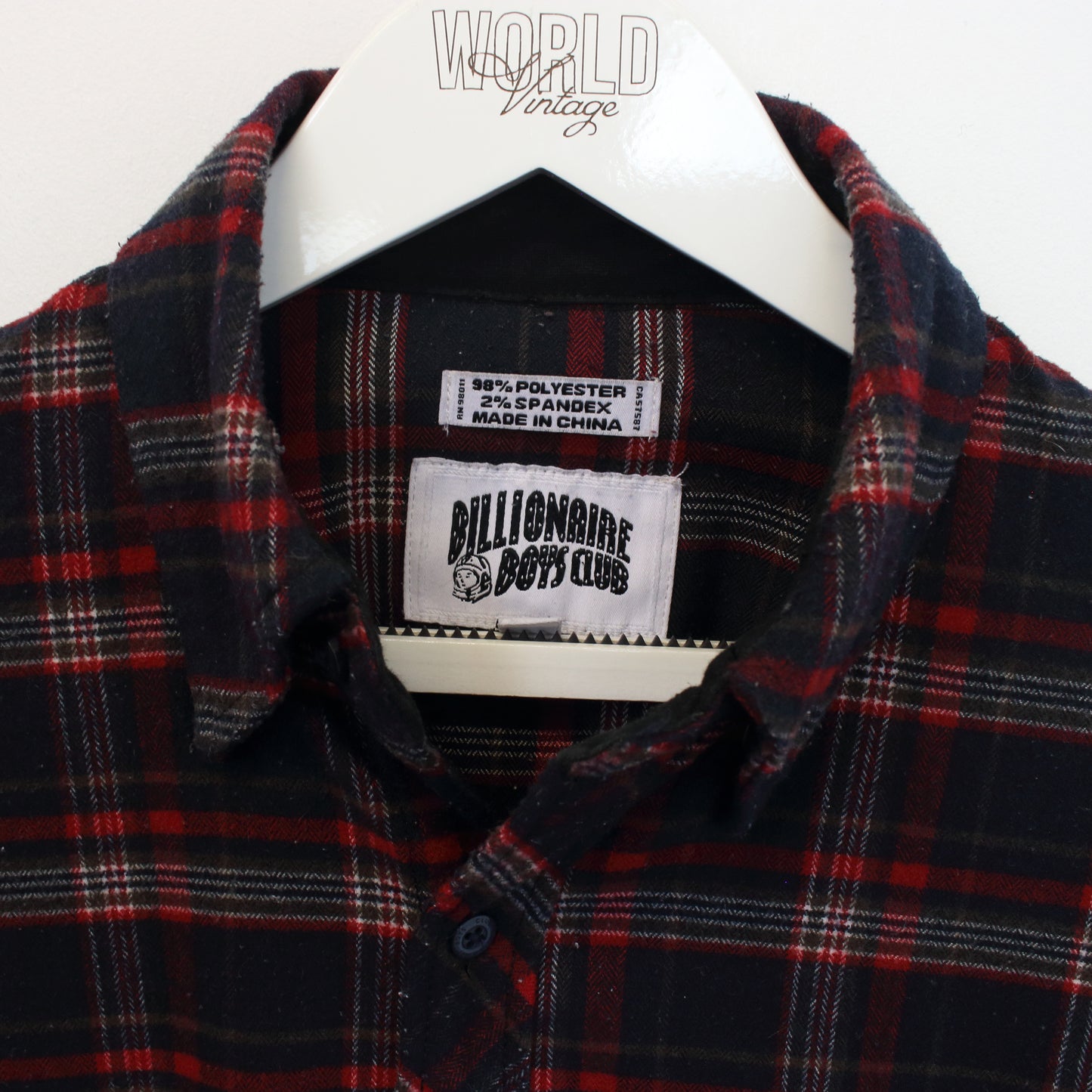 Vintage Billionaire Boys Club shirt in red. Best fits S