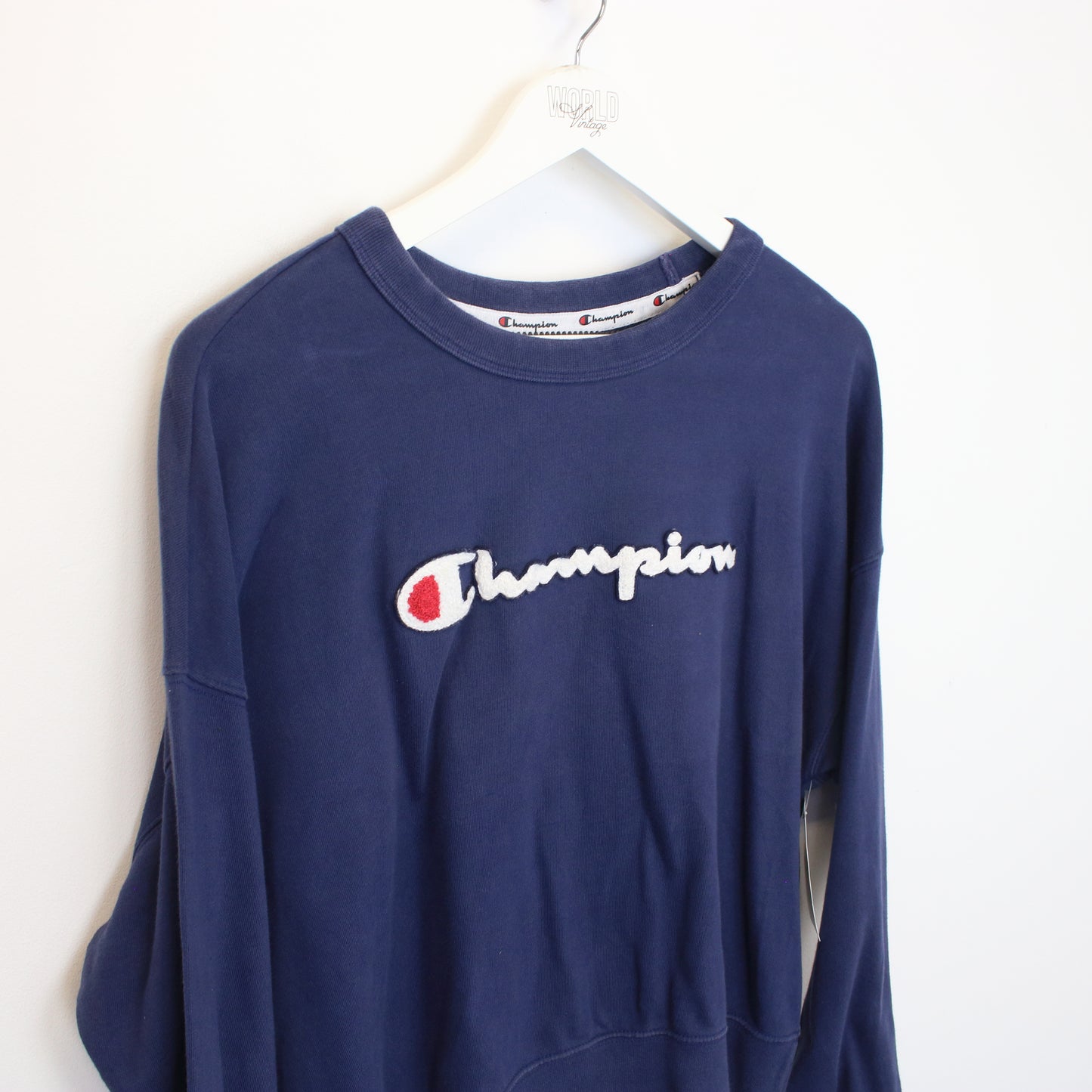 Vintage Champion sweatshirt in blue. Best fits S