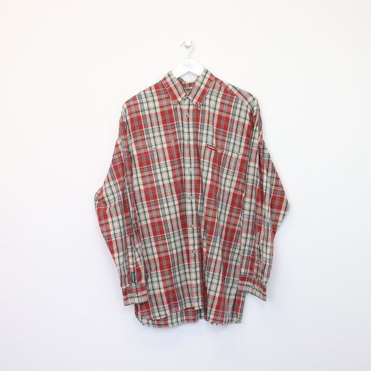 Vintage KIckers checked shirt in Red. Best fit L