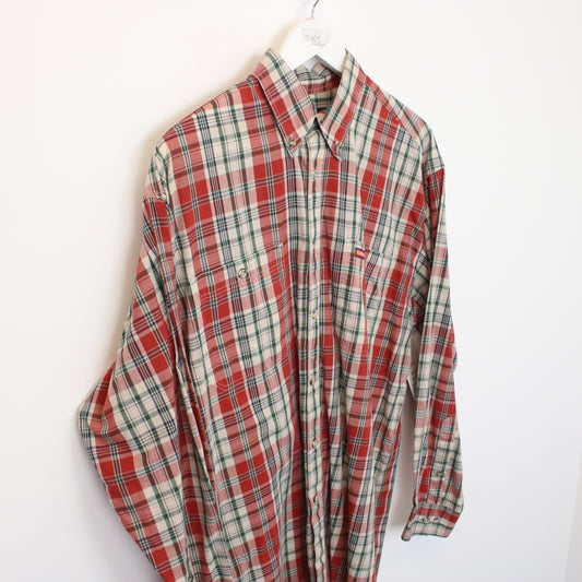 Vintage KIckers checked shirt in Red. Best fit L