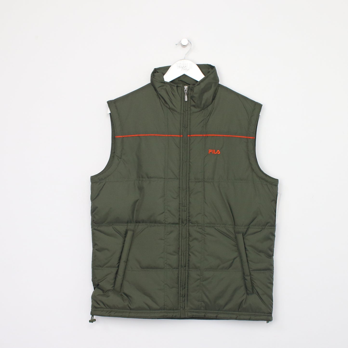 Vintage Fila gilet in green. Best fits S