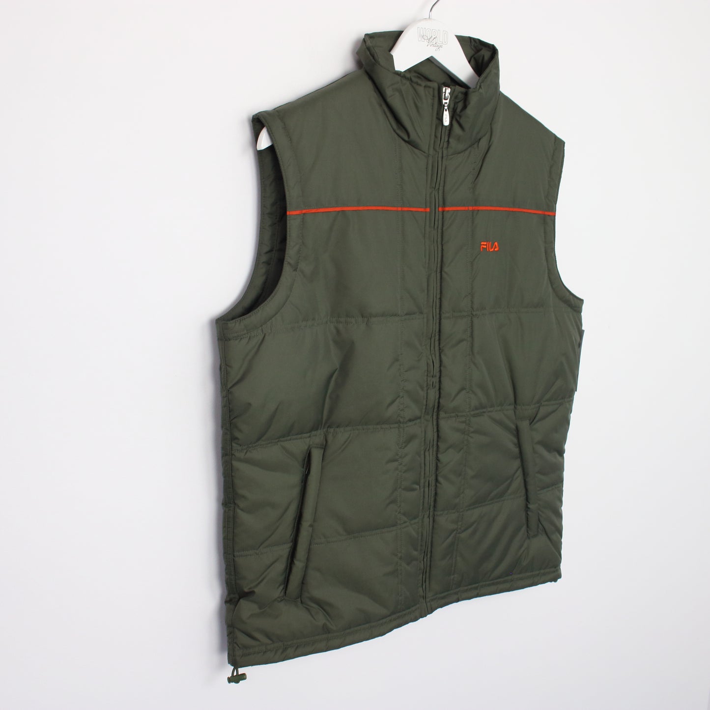 Vintage Fila gilet in green. Best fits S