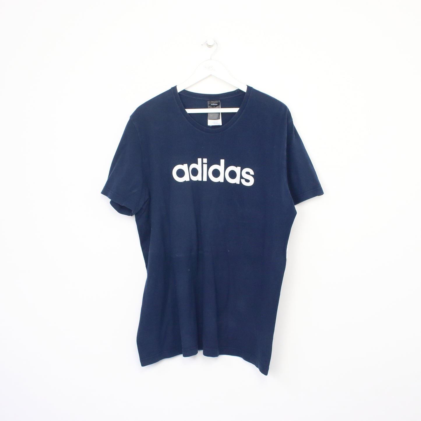 Vintage Adidas t-shirt in blue. Best fits XL