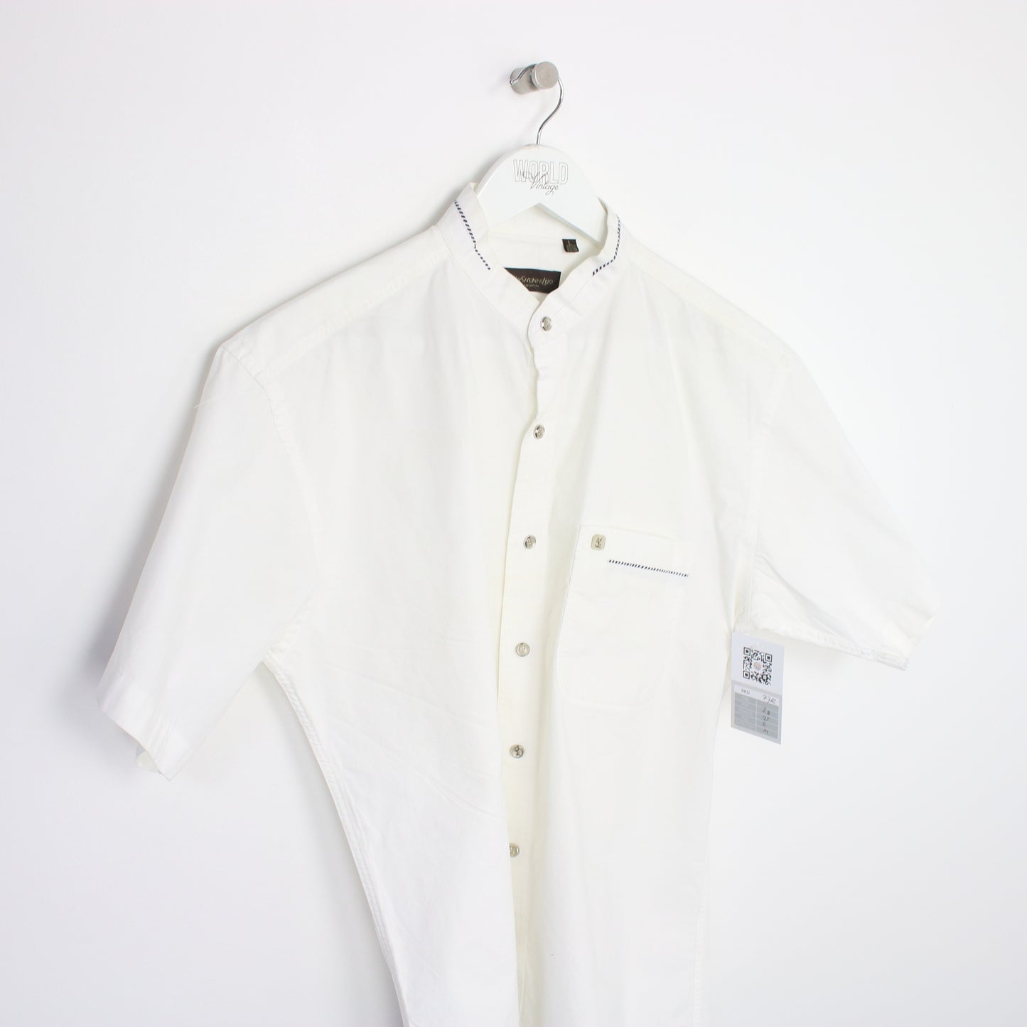 Vintage Replica YSL shirt in white. Best fits M