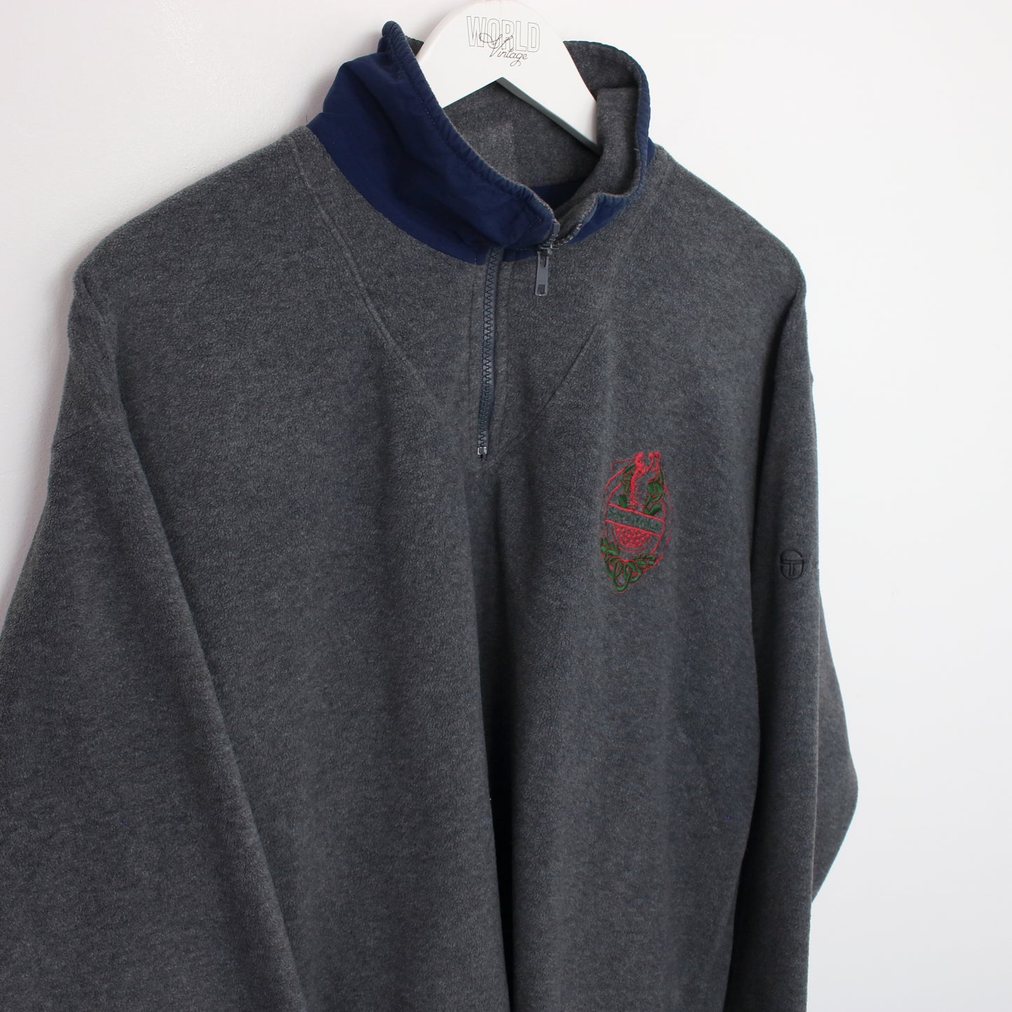 Vintage Sergio Tacchini sweatshirt in grey. Best fits L