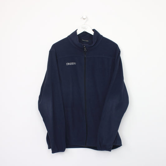 Vintage Kappa fleece in navy. Best fits XL