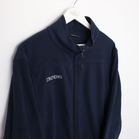 Vintage Kappa fleece in navy. Best fits XL