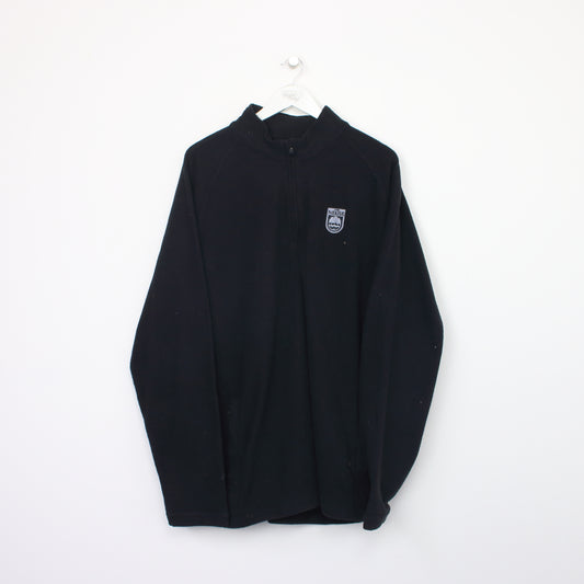 Vintage Adidas fleece in black. Best fits XXL