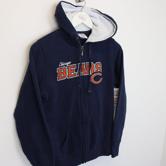 Vintage Chicago Bears hoodie in navy. Best fits S