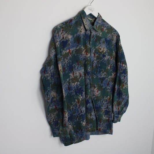 Vintage Unbranded Hawaiian shirt in green. Best fits M