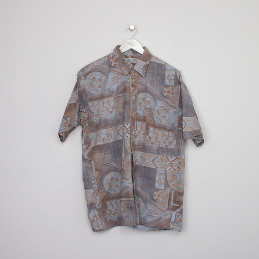 Vintage Point C&A shirt in brown. Best fits L