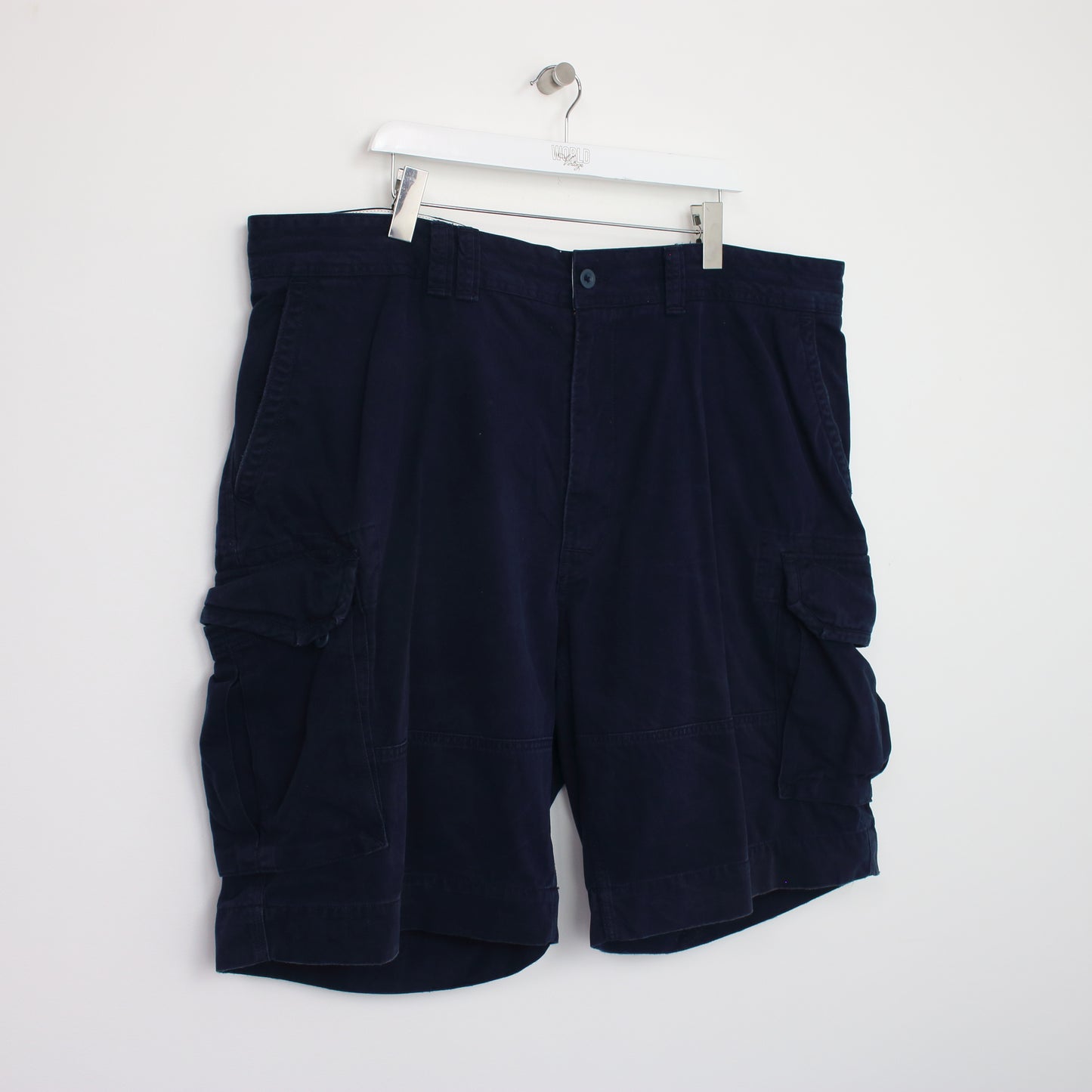 Vintage Polo Ralph Lauren Cargo shorts in navy. Best fits W46