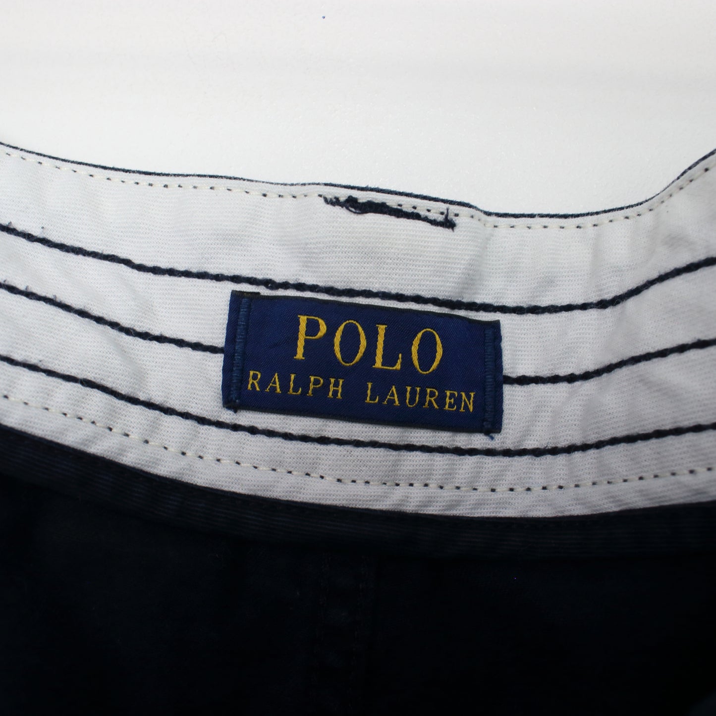 Vintage Polo Ralph Lauren Cargo shorts in navy. Best fits W46