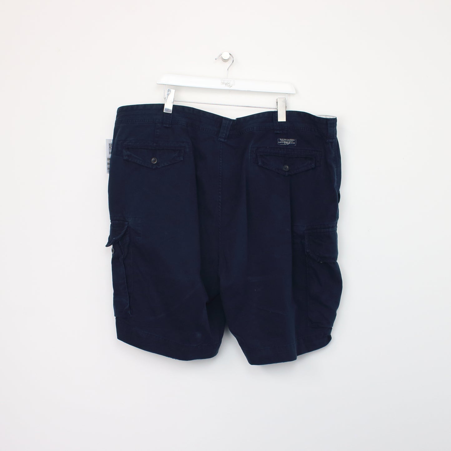 Vintage Polo Ralph Lauren Cargo shorts in navy. Best fits W52