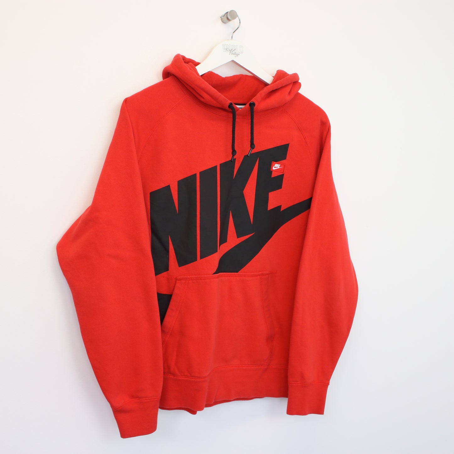 Vintage Nike hoodie in red. Best fits L