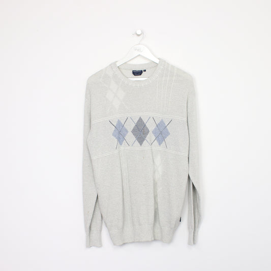 Vintage Westbury knit sweater in grey. Best fits XL