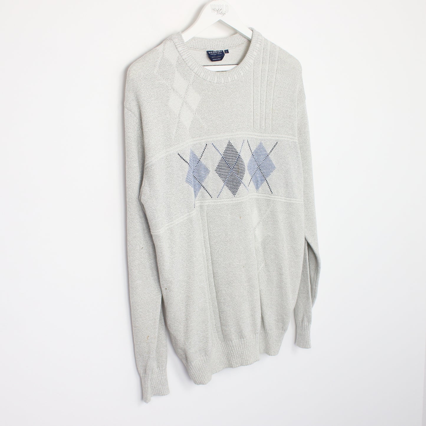 Vintage Westbury knit sweater in grey. Best fits XL