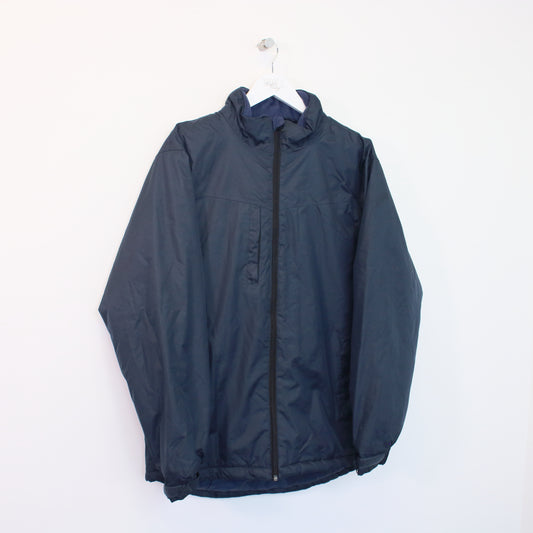 Vintage Dickies parka jacket in navy blue. Best fits M