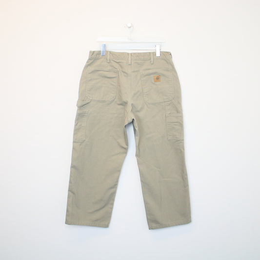 Vintage Carhartt carpenter jeans/trousers in stone grey. Best fits W36 L27