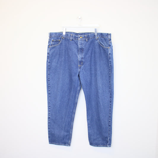 Vintage Carhartt straight leg jeans in mid blue. Best fits W50 L30