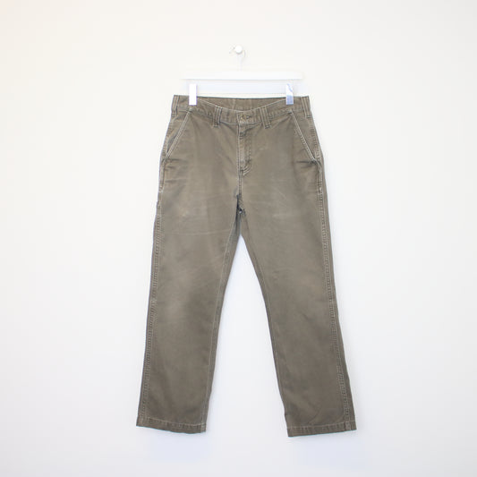 Vintage Carhartt straight leg jeans/trousers in washed brown. Best fits W32 L30