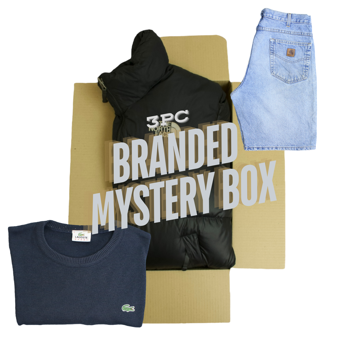 3 PIECE BRANDED MYSTERY BOX