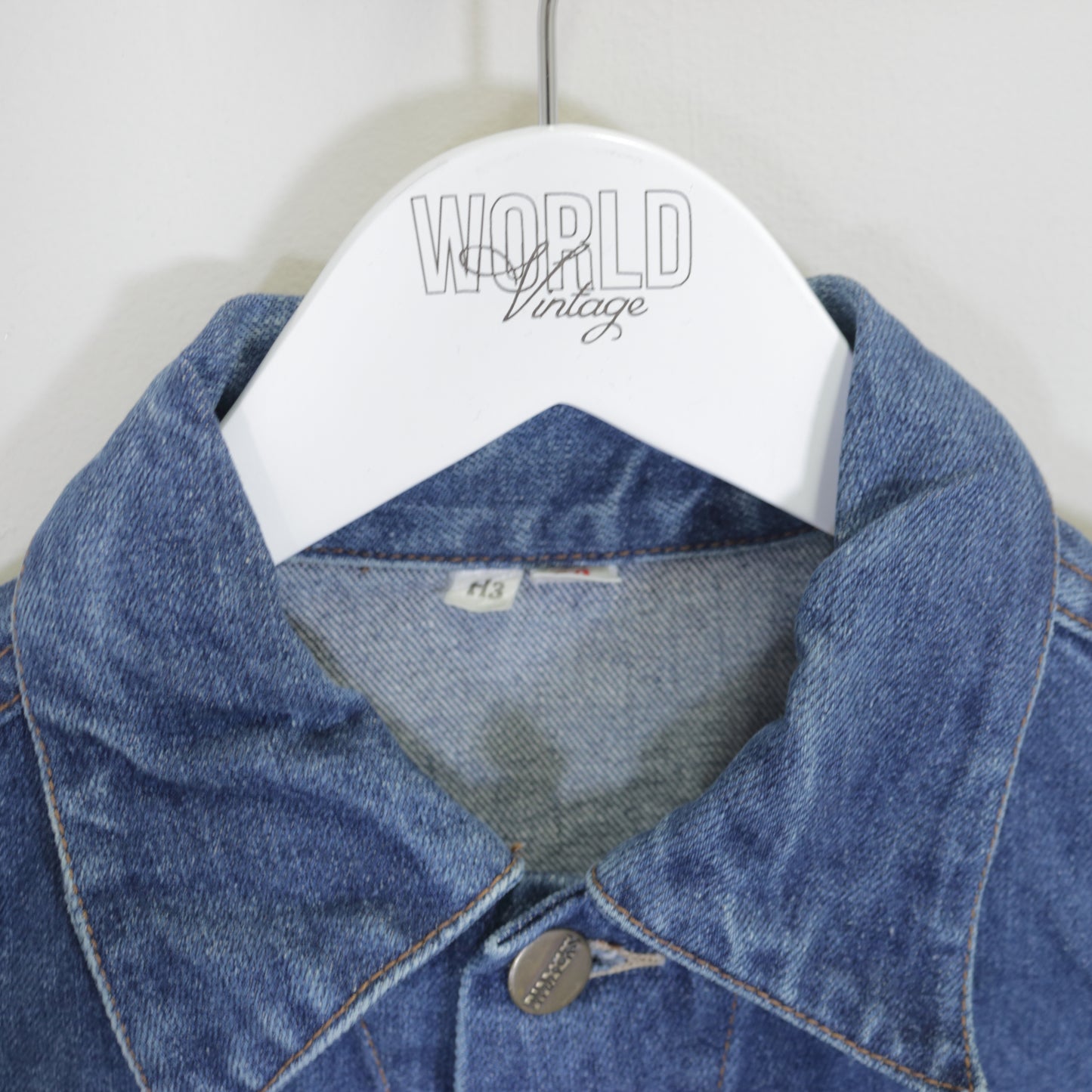 Vintage Paddocks H3 denim jacket in blue. Best fits M