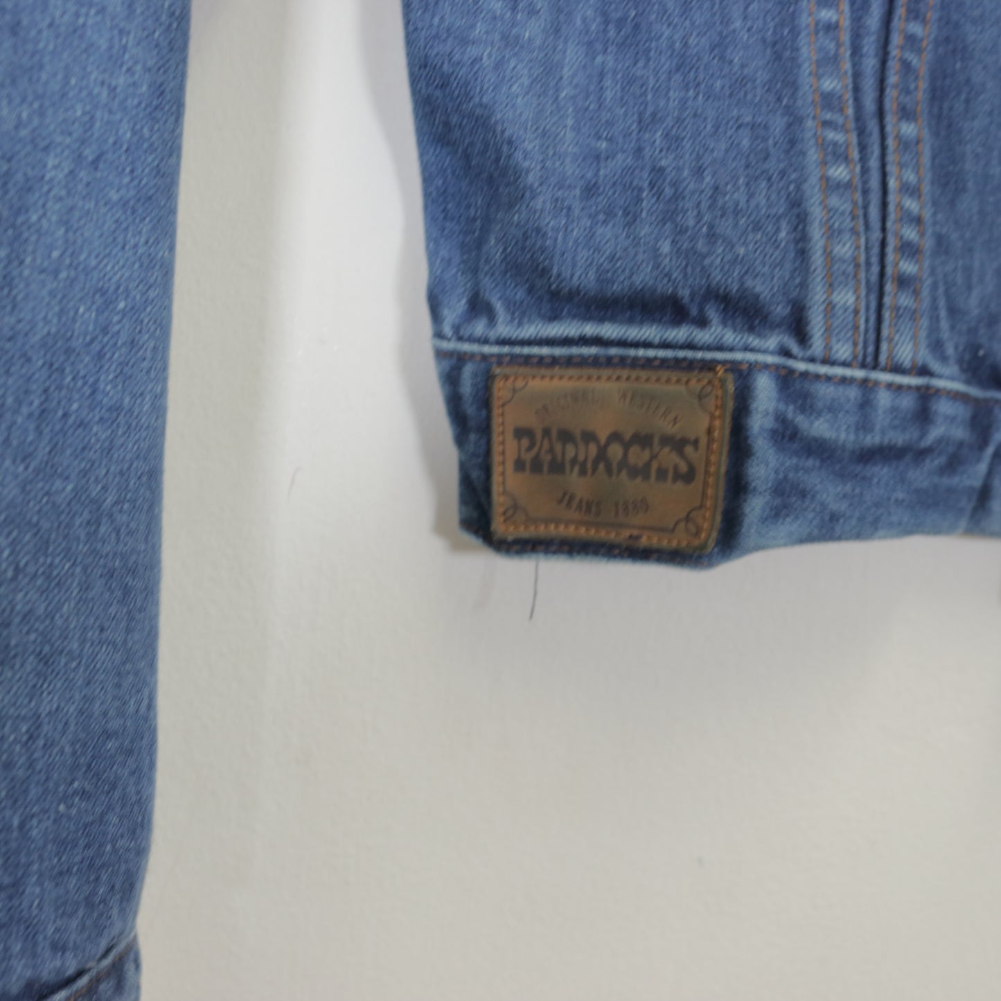 Vintage Paddocks H3 denim jacket in blue. Best fits M